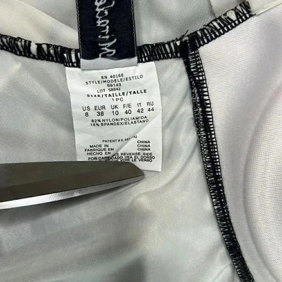 Miraclesuit Black Barcelona Halter Tankini size 8 - Picture 6 of 8